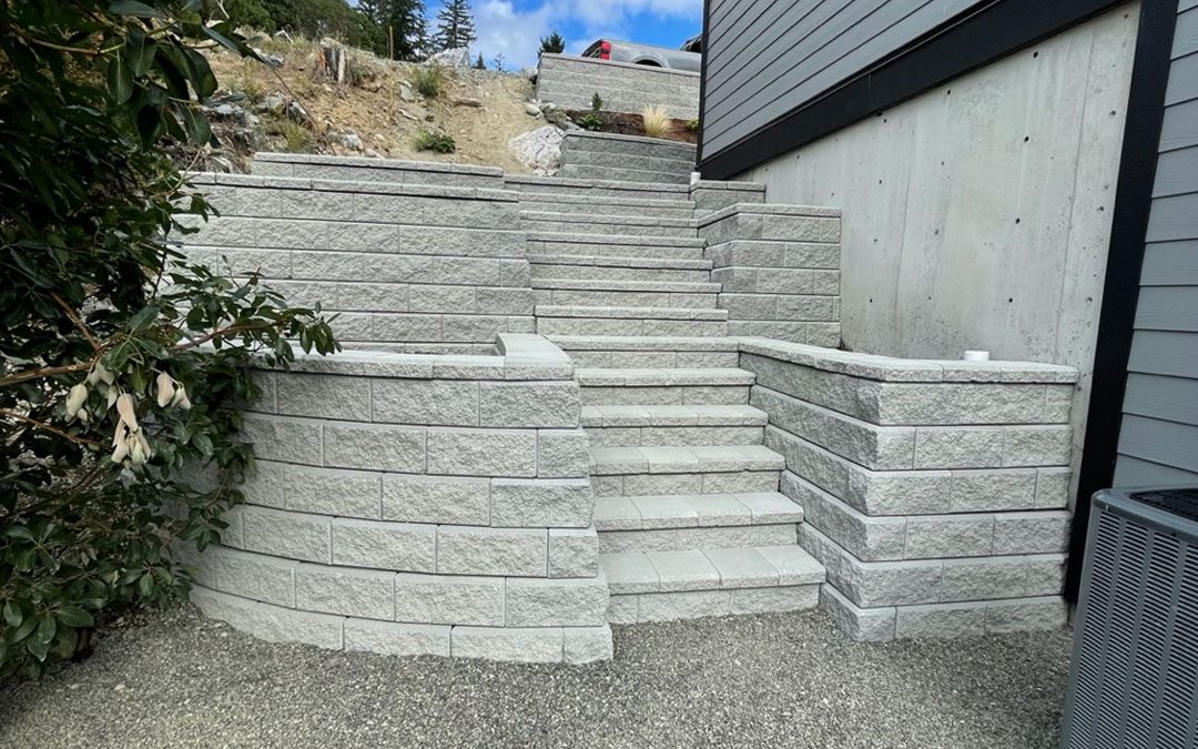 Allan Block Staircase / Retaining Wall