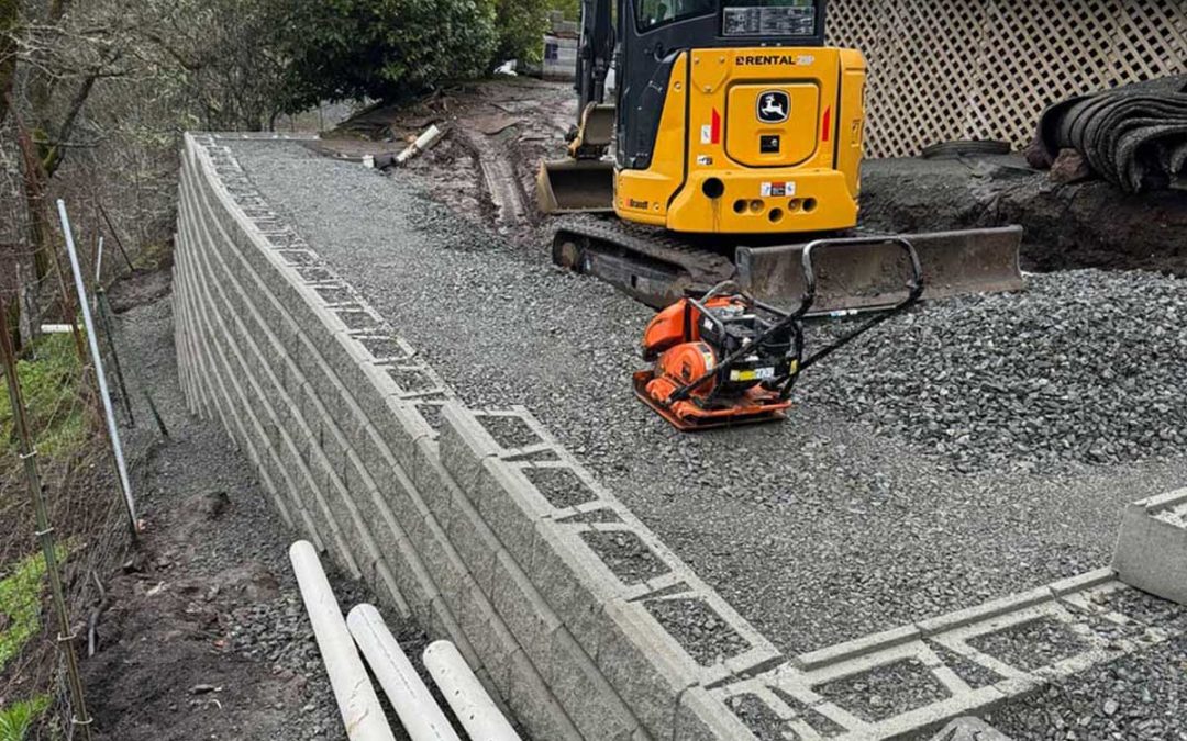 Transform Your Landscape with Despard Contracting’s Allan Block Retaining Walls in Duncan