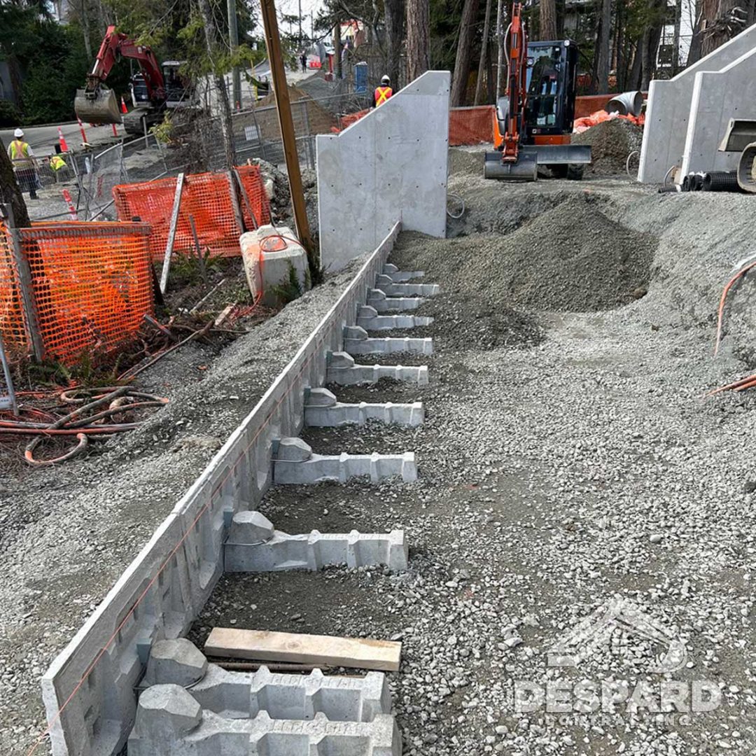 Erskine Lane – Lock + Load Retaining Walls