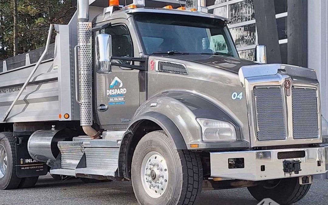 Despard Contracting Enhances Fleet with the New Tandem 2020 Kenworth T880 Gravel Dump Truck