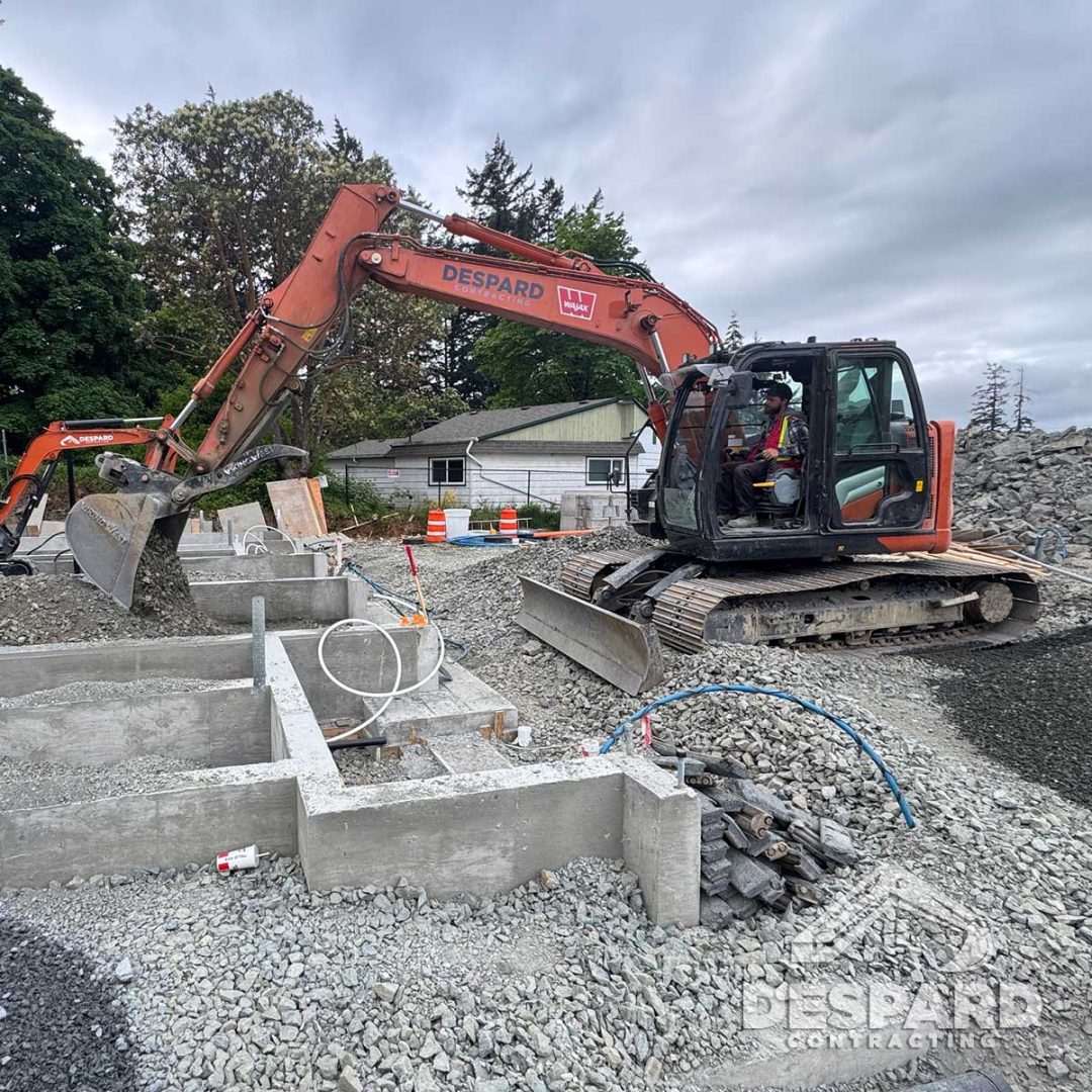 Happy Valley Slab on Grade Prep – Foundation and Underground Services