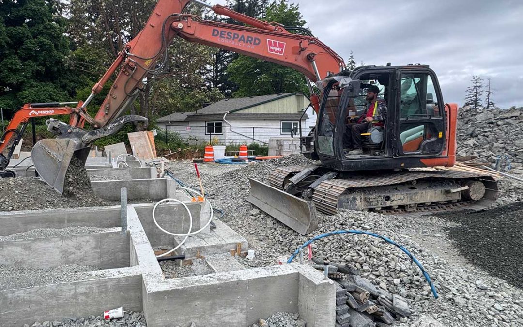 Happy Valley Slab on Grade Prep – Foundation and Underground Services