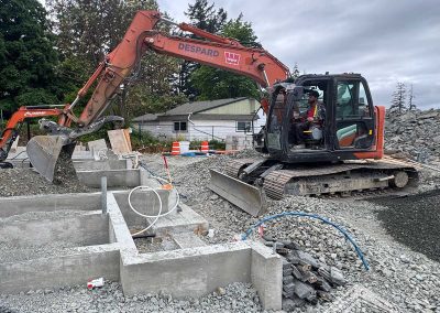 Happy Valley Slab on Grade Prep – Foundation and Underground Services